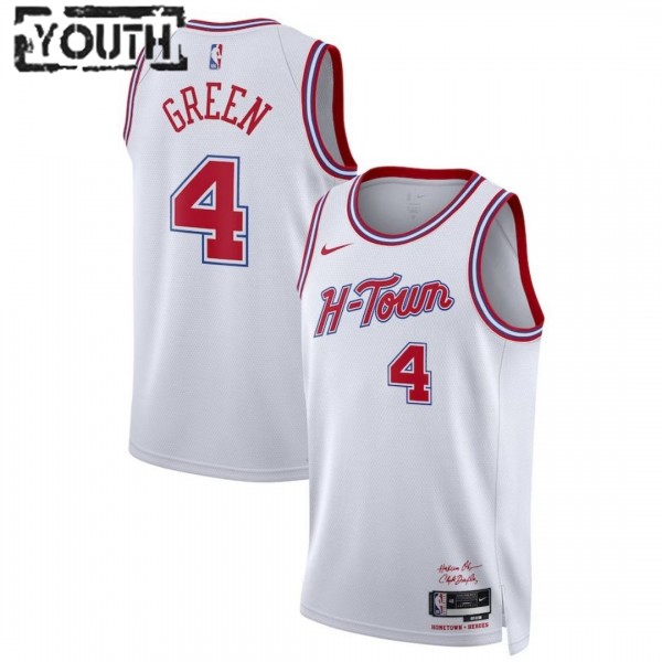 Houston Rockets Trikot Jalen Green 4 Nike 2023-24 City Edition Weiß Swingman - Kinder Houston Rockets Trikot Jalen Green 4 Nike 2023-24 City Edition Weiß Swingman - Kinder
